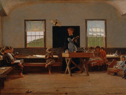 «La escuela de campo» (1871), Winslow Hoomer