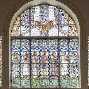 Otto Wagner Kirche am Steinhof, Ausstellungsansicht. Mit freundlicher genehmigung des Musa Museums