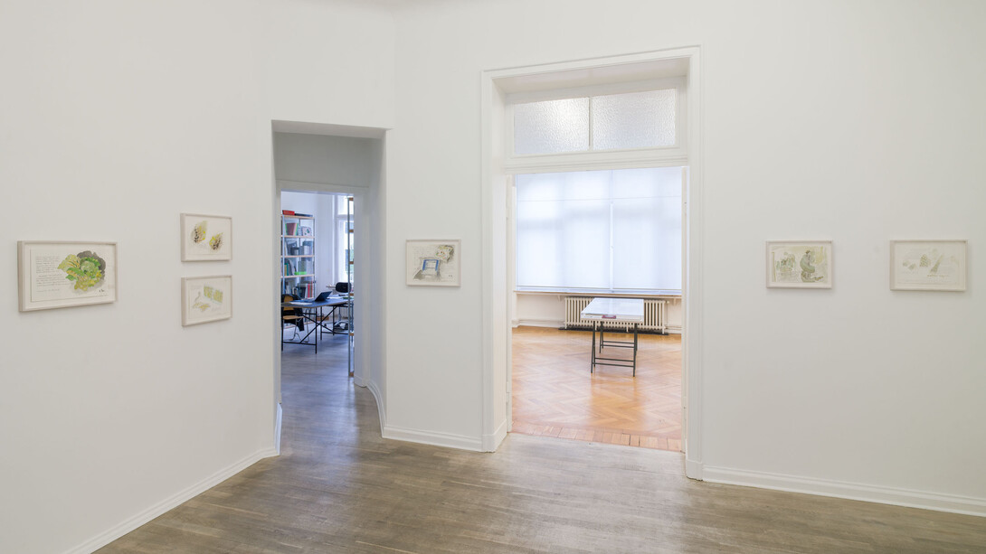Ingrid Wiener, Gobelins, films and dreams, ausstellungsansicht. Mit freundlicher genehmigung der Barbara Wien Galerie