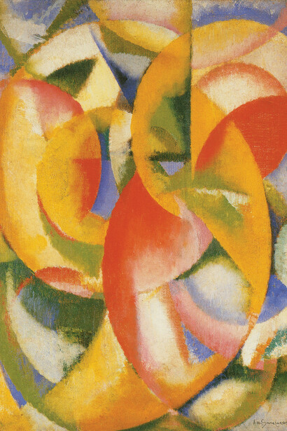 Sans Titre, vers 1913. Huile sur toile, 46 x 33 cm. Centro de Arte Moderna - Fundação Calouste Gulbenkian, Lisbonne.
