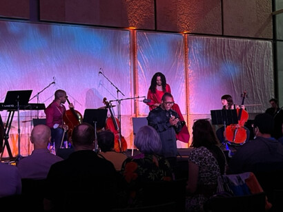 Daniel de Jesus performance at the Barnes Foundation