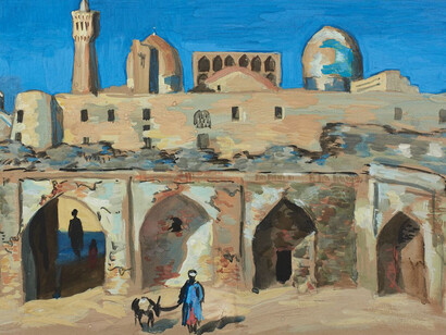 L.Y. Kramarenko. Evening in Bukhara, 1935. Courtesy of Tretyakov Gallery 