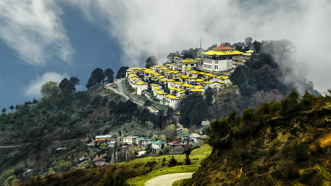 The Twang temple, Arunachal Pradesh, India