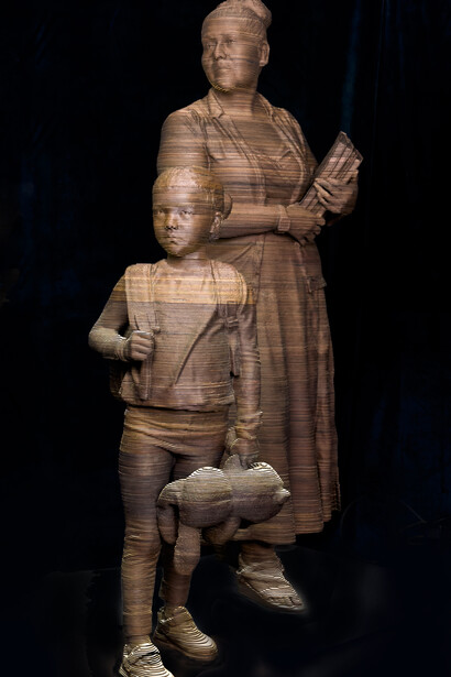 Guillermo Bert, The teacher and student (detail), 2024. Courtesy of William Turner Gallery