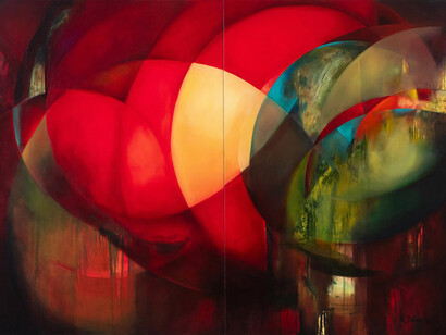 Raquel Alvarez, Red series I. Courtesy of Lois Lambert Gallery
