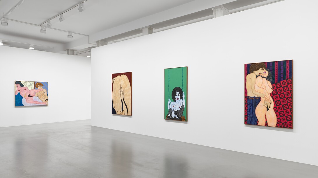 William N. Copley, X-rated, ausstellungsansicht. Mit freundlicher genehmigung der Galerie Max Hetzler