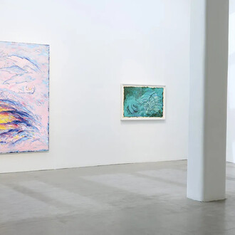 Louisa Chase, The eighties, exhibition view. Courtesy of Berry Campbell