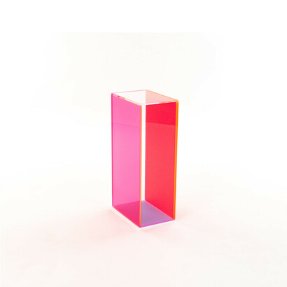 Regine Schumann, Tower table satin red Toronto 1, 2022. Courtesy of 5oz Gallery