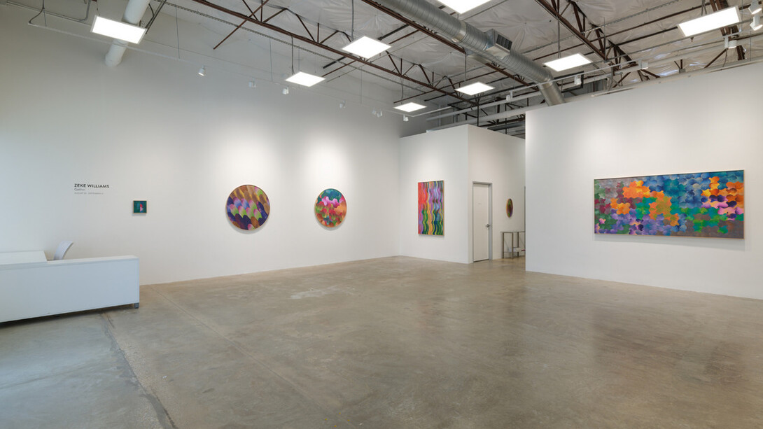Zeke Williams, Gather, exhibition view. Courtesy of Erin Cluley Gallery
