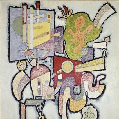 Vassily Kandinsky, Complexité simple (Complessità semplice)1939, Olio su tela, cm 100,5 x 82, Dono della Société des Amis du Musée national d’art moderne, 1959, © Centre Pompidou, MNAM‐CCI /Jacqueline Hyde / Dist. RMN‐GP© Vassily Kandinsky by SIAE 2013