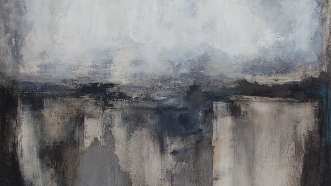Ken Browne, Midday clouds, 60 x 80 cm