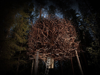 La habitación Bird’s nest (Nido de pájaro) del Treehotel en Harads, Suecia, es perfecta si quieres tener una entrega total con la naturaleza, este es el lugar ideal