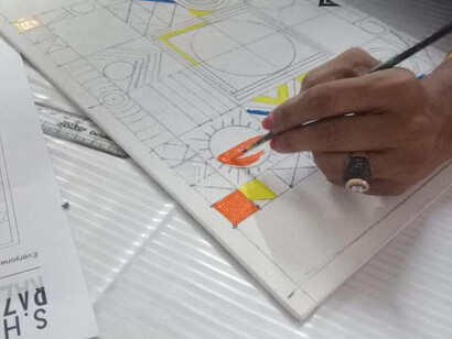 S.H. Raza: Traversing Terrains. Courtesy of Piramal Museum of Art