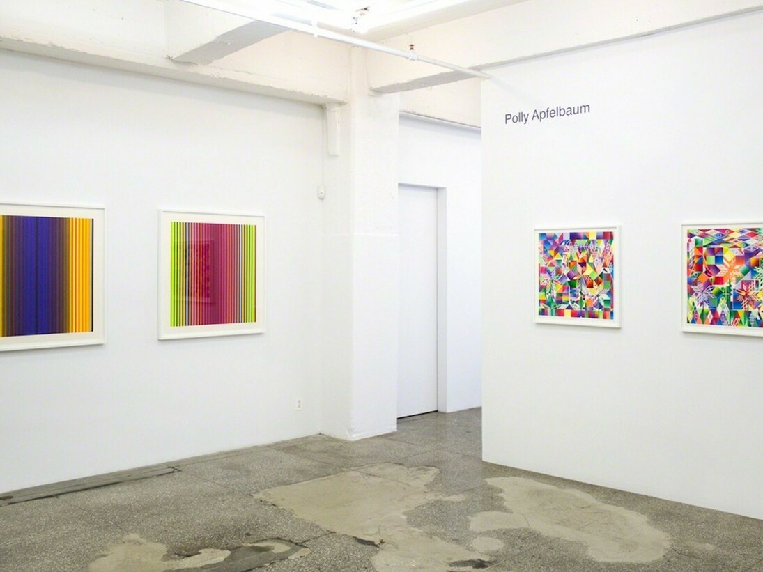 Polly Apfelbaum, Atomic Mystic Portraits, Exhibition view. Courtesy of Senior & Shopmaker
