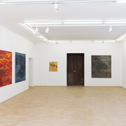 Abel Auer, Concerning the spirit (Du spirituel), vue d'exposition. Avec l'aimable autorisation de la Galerie Nosbaum Reding