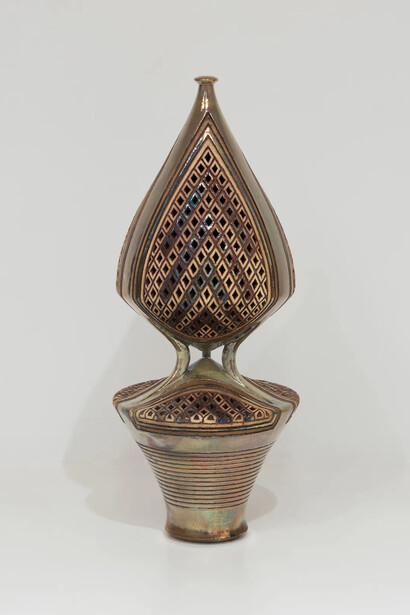 Ibrahim Said, Floating vase - Delta 2, 2026. Courtesy of Yossi Milo Gallery