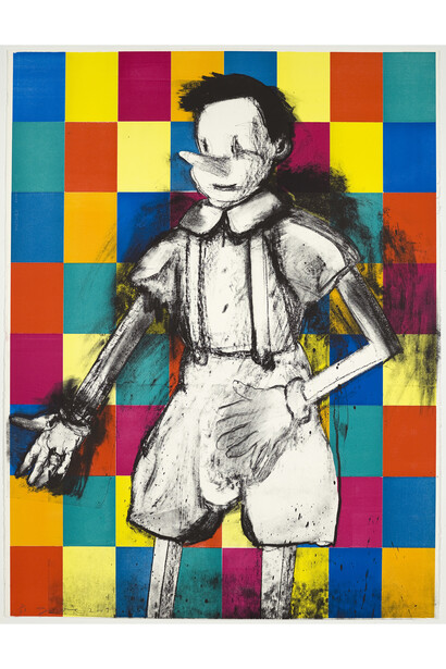 Jim Dine, 64 Blocks, 2009, Lithograph paper, Courtesy of the artist and Alan Cristea Gallery