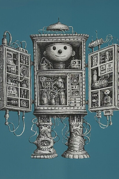 Ömer Faruk Yaman, Anima machina. Courtesy of Pg Art Gallery