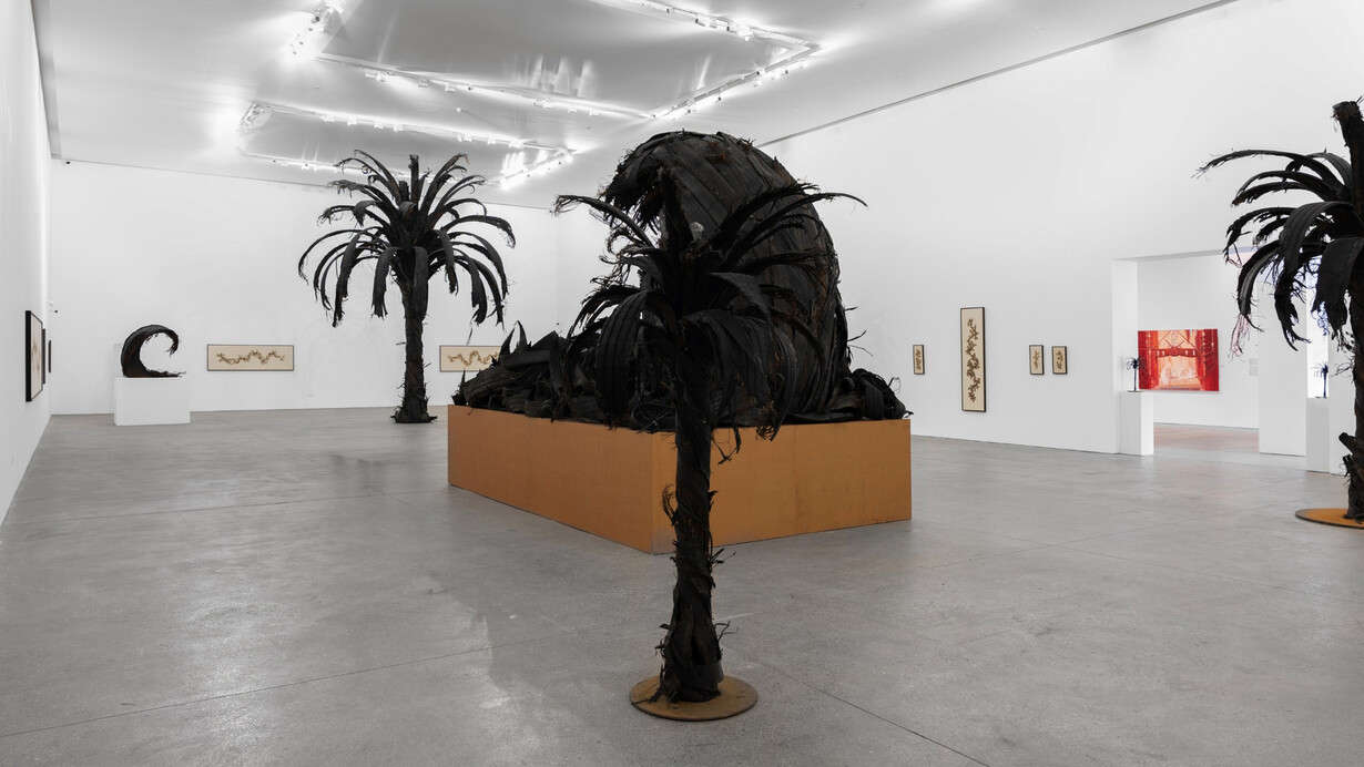 Douglas White, The great wave, exhibition view. Courtesy of Leila Heller Gallery