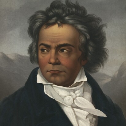 Ferdinand Schimon, ritratto di Beethoven, 1860 circa. La sua "Sonata al chiaro di luna" è una delle composizioni più amate al mondo, caratterizzata da un’intensa espressività emotiva  