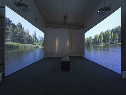 Maria Kapajeva, I am a border, exhibition vew. Courtesy of Tallinn City Gallery