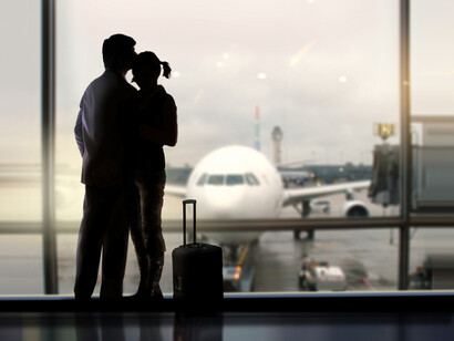 Adiós en el aeropuerto