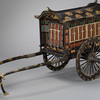 Model of an Ox Cart, Japan, 19th century. Courtesy of Cincinnati Art Museum