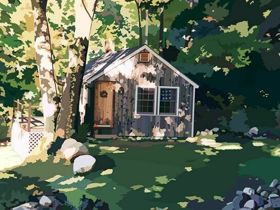 Bob Matthews, Cottage, 2000. Lambda print, 36 x 24in