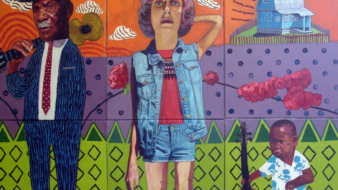 Grandpa's Garden, Oil on canvas, 2015, 80 x 90 cm