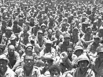Soldados israelíes durante la Guerra de los Seis Días
