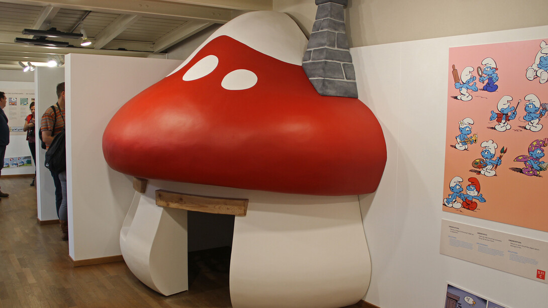 The Peyo Exhibition. Courtesy of Comics Art Museum