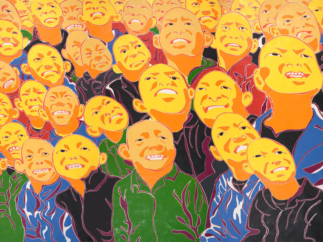 Fang Lijun - "2016  2016" - 244×366cm 