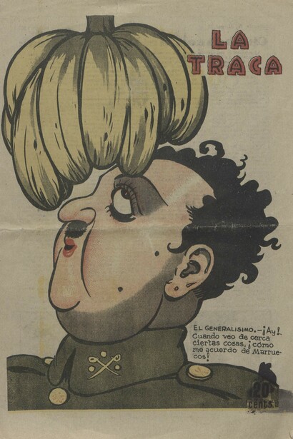 La Traca, portada, 1937
Revista satírica valenciana.