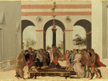 Filippino Lippi, Storia di Lucrezia, Galería del Uffizi