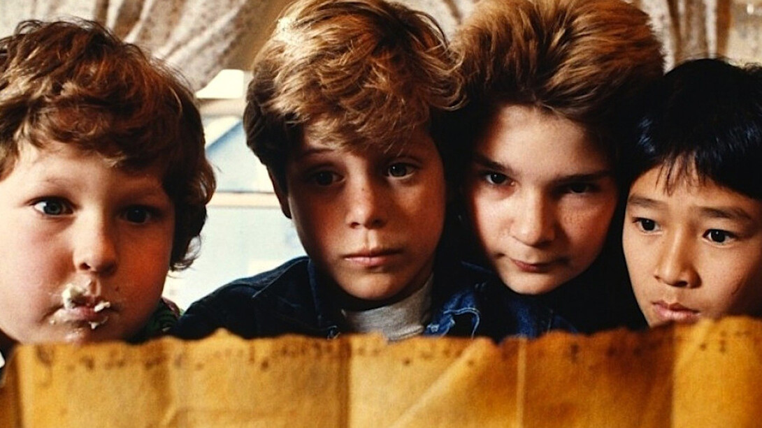 Los protagonistas de "Los Goonies"