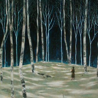 Daniel Ablitt, ‘Holding Light (birches), Oil on board, 80x90cm. Courtesy of Will’s Art Warehouse