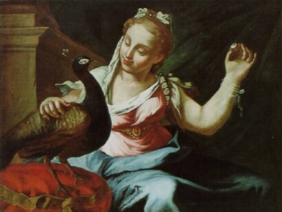 Giambettino Cignaroli. 'Giunone con pavone'