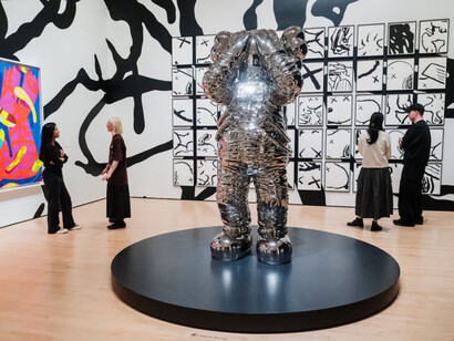 Kaws, Family, exhibition view. Courtesy of San Francisco Museum of Modern Art