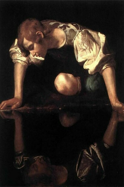 Caravaggio, Narcissus 
