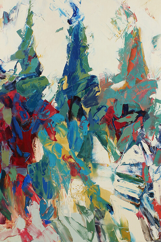 Spires...Striker #7, 70x63 inches