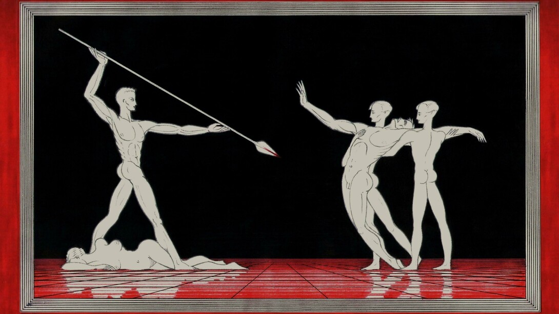Acto 3: "Nur eine Waffe taugt" (por Arnaldo dell'Ira, c. 1930)
