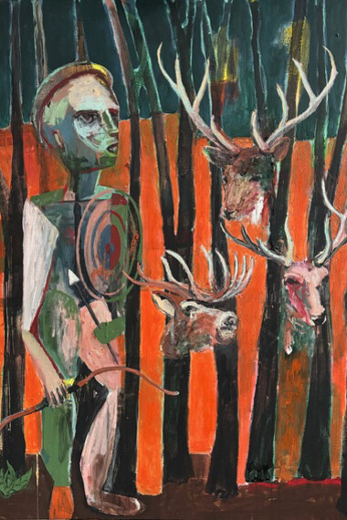 Art Rotterdam 2025, painting in exhibition. Courtesy of Art Rotterdam