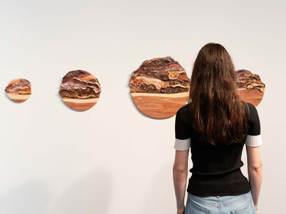 Yvette Molina, A promise to the leaves, exhibition view. Courtesy of Tang Museum