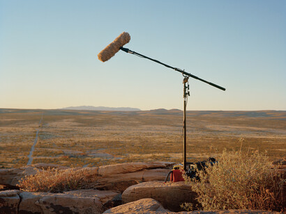 Teresa Hubbard / Alexander Birchler, Dead Cat on Movie Mountain, Sunrise 2011, Digital archival print, Each image 43.24 x 54.75 inches, Courtesy of Lora Reynolds Gallery, Austin