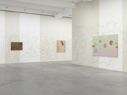 Gary Hume, exhibition view. Courtesy of Matthew Marks Gallery