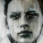 Christiaan Lieverse, Private talk, 2008, 180 cm x 180 cm, oil on linen - Copy