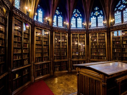 The John Rylands Library in Manchester