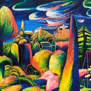 Raymie Iadevaia, Went looking for the sun, 2024. Courtesy of The Pit Gallery