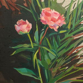 Lachlan Goudie, Parfum exotique, Oil on linen, 40 x 40 cm