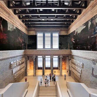 Michael Müller, Dioscuri. The given day, exhibition view. Courtesy of Neues Museum